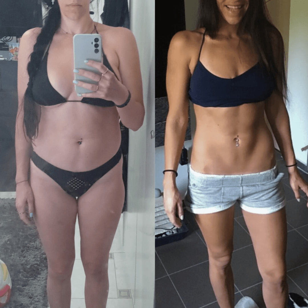 Pregnancy weight is gone.